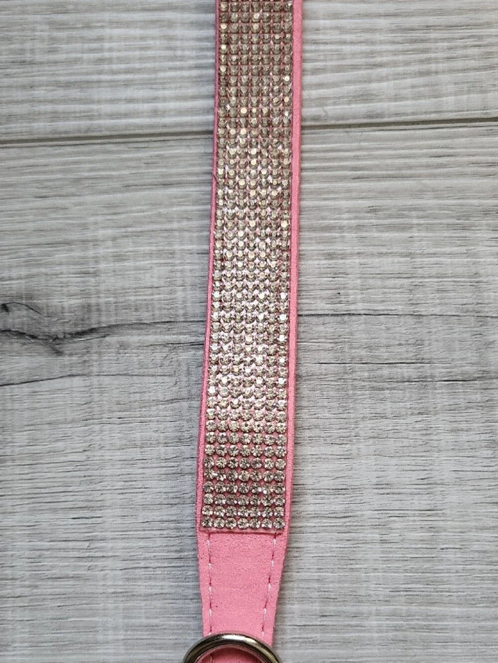 Pink Rhinestone Dog Collar